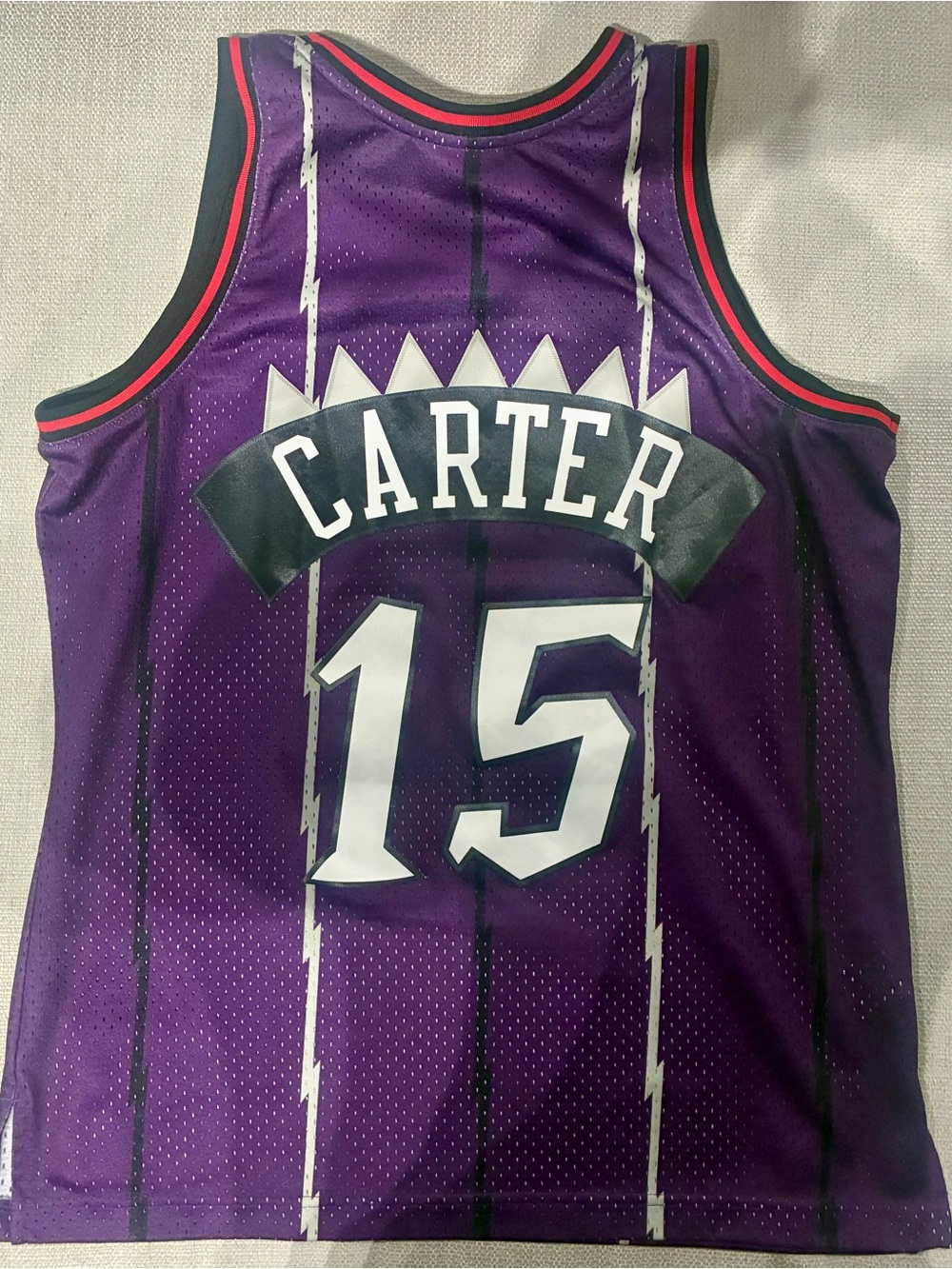 Vince Carter 1998-1999 Toronto Raptors hardwood classics jersey size Large